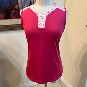 NWT Adidas Pink Sleeveless Top Size Large